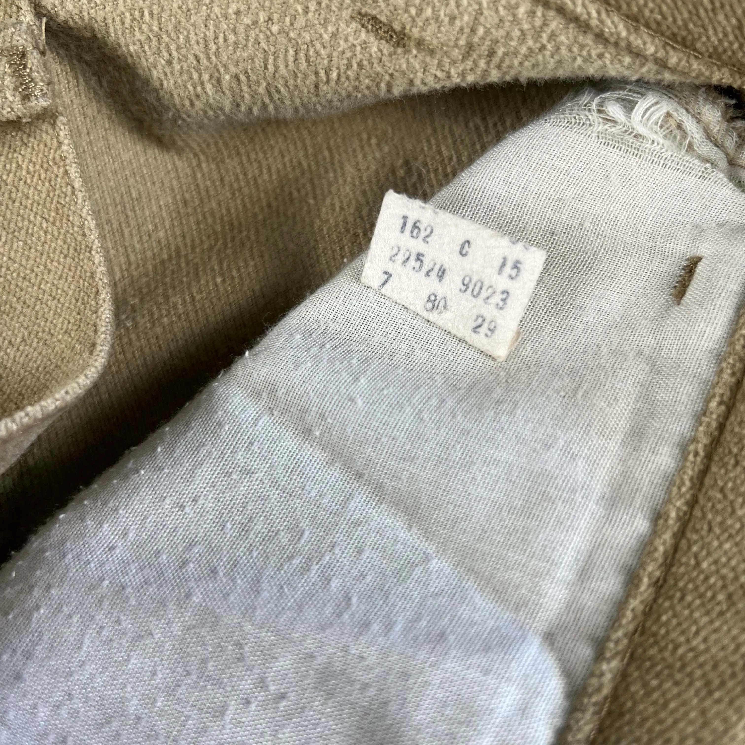 70s Tan Levi's Velour Flares- 31x32.5