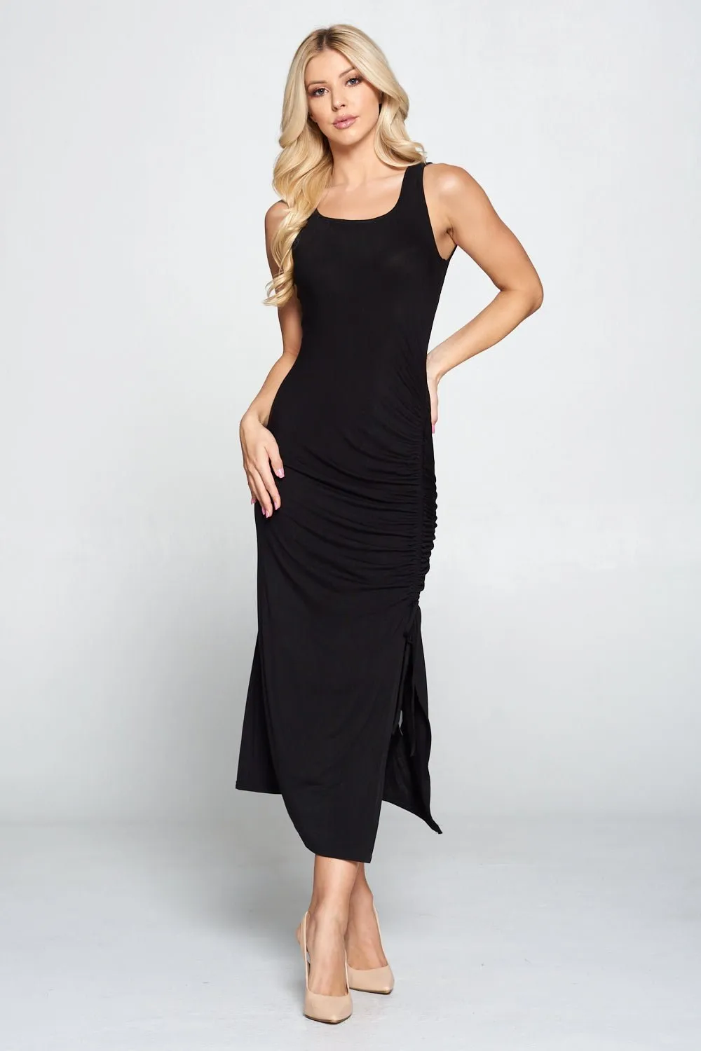 Adalyn Ruched Tank Dress