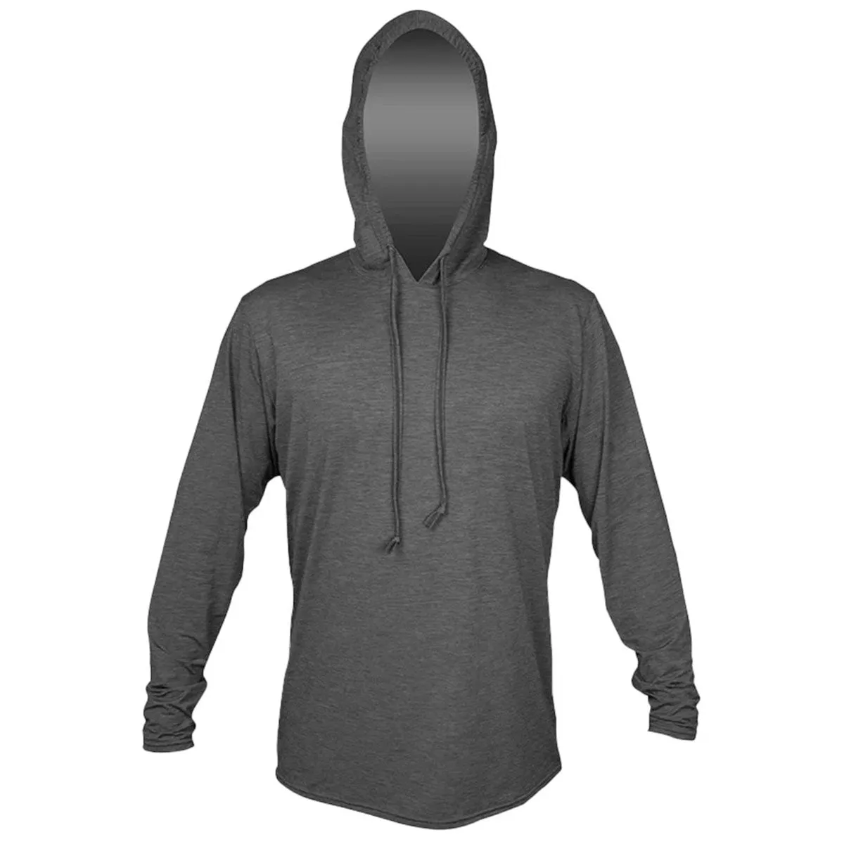 ANETIK Men's Charcoal Heathered Low Pro Tech Hooded T-Shirt