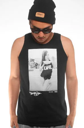 Ashley Vee X Adapt :: Good Morning (Men's Black Tank)