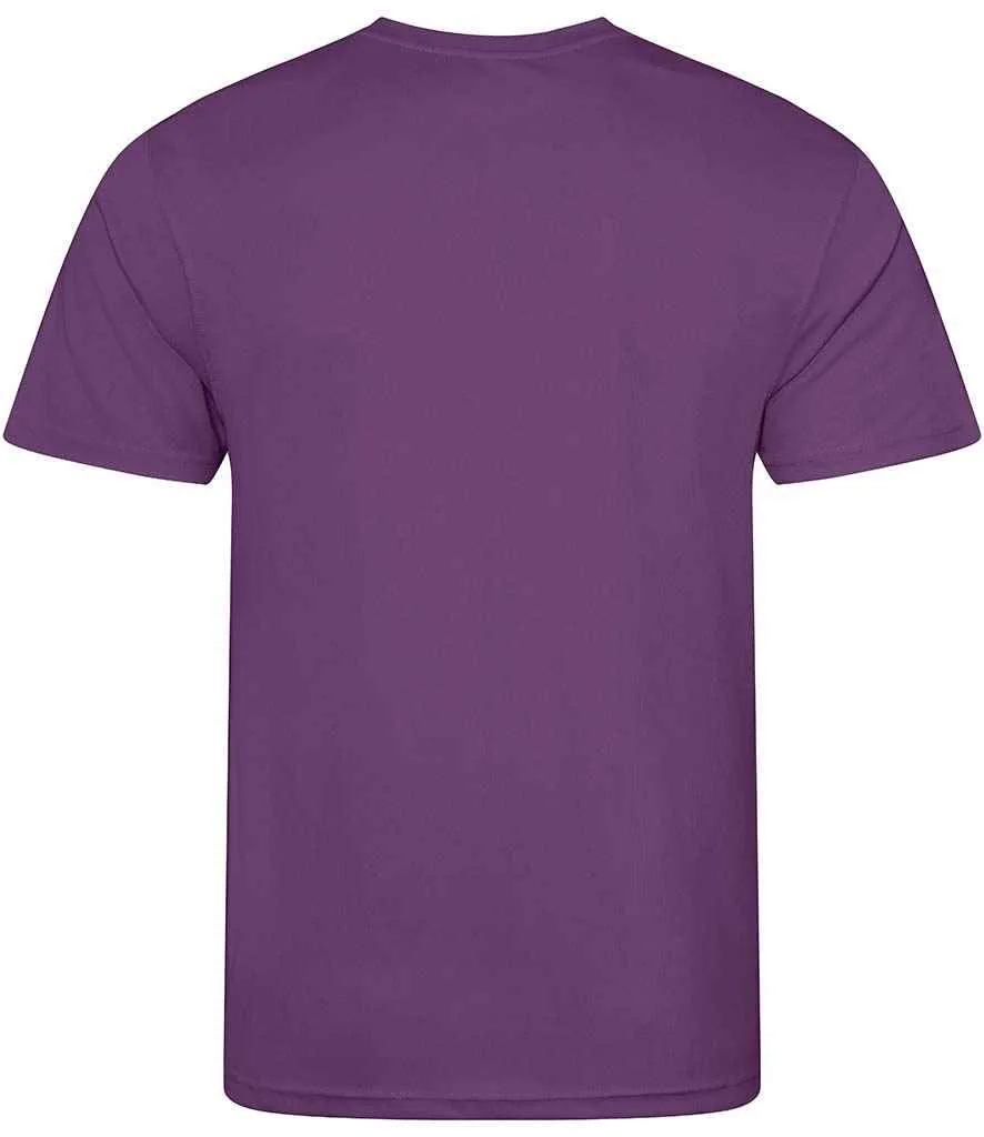 AWDis Cool T-Shirt - Purple, Yellow