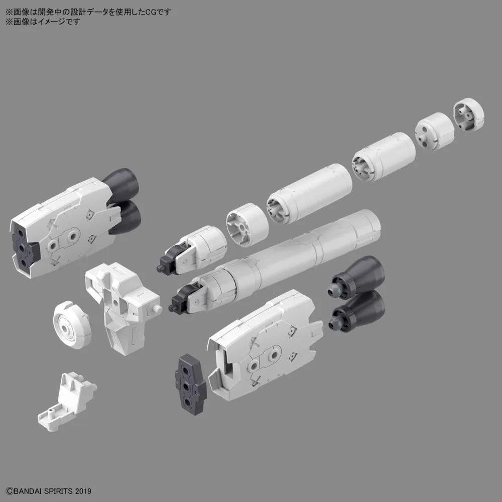 Bandai 5064007 1/144 Option Parts Set 10 Large Propellant Tank Unit 30MM