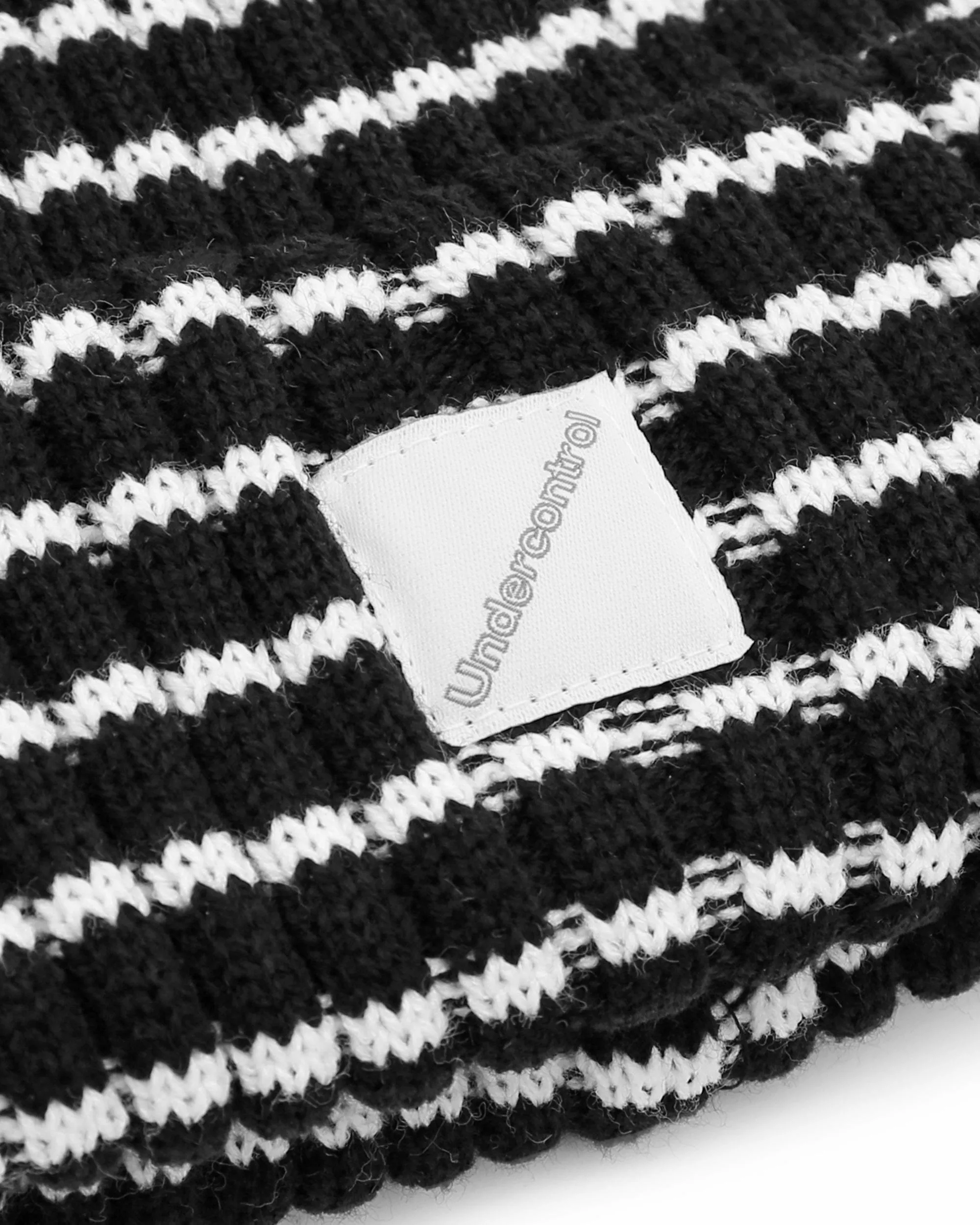 BEANIE / PIN STRIPE / BLACK