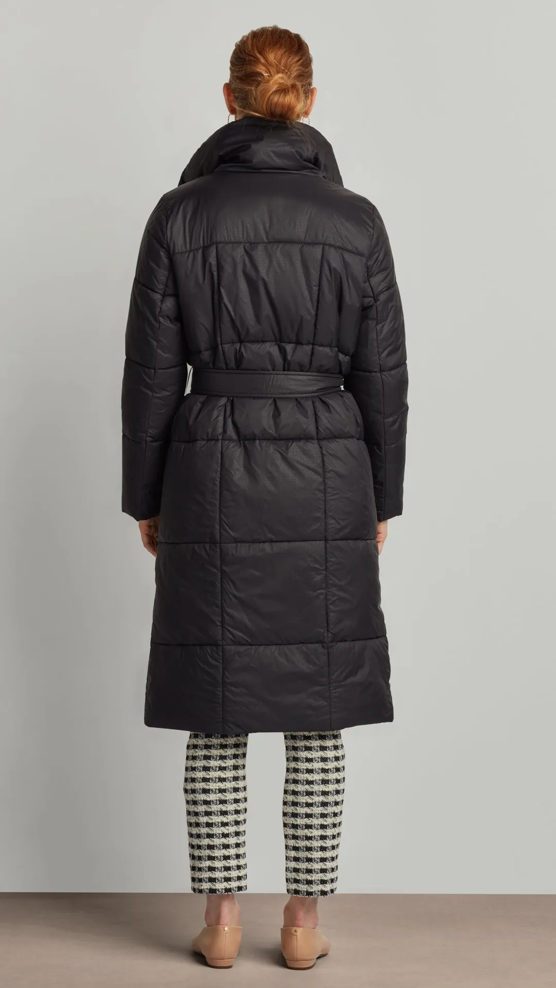 BELTED PILLOW COAT