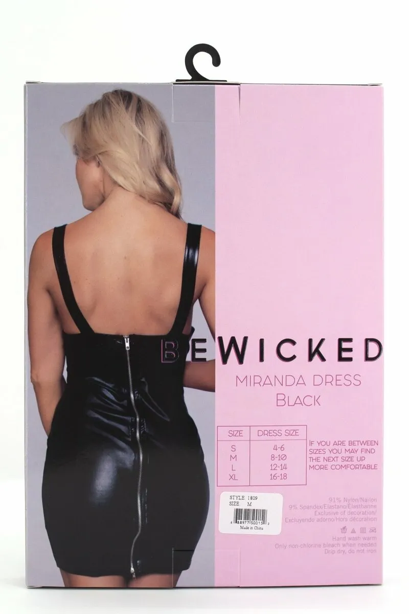 BeWicked Cupless wet look 1809 Miranda Dress