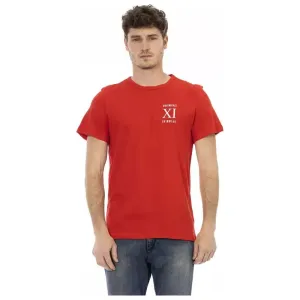 Bikkembergs Red Cotton Men T-Shirt