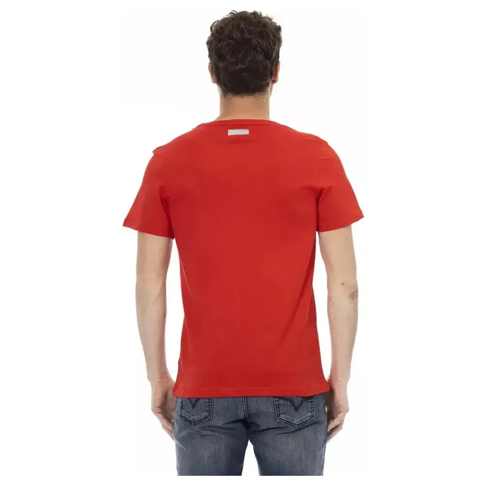 Bikkembergs Red Cotton Men T-Shirt