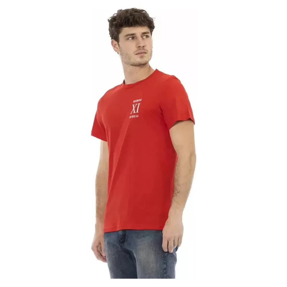 Bikkembergs Red Cotton Men T-Shirt