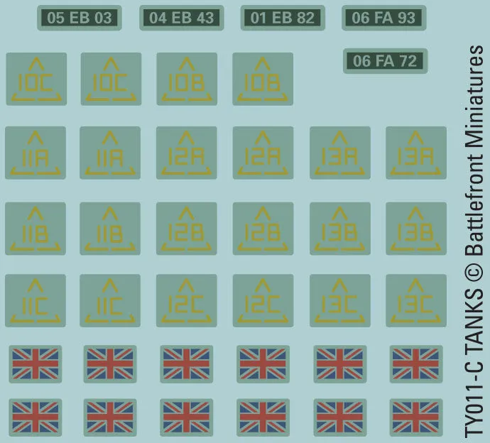 Cheiftain Armoured Troop (Plastic)