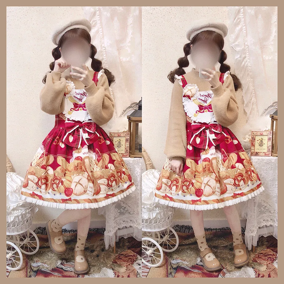 Chemical Romance~Bread New Out of the Oven~Elegant Lolita Salopette Dress