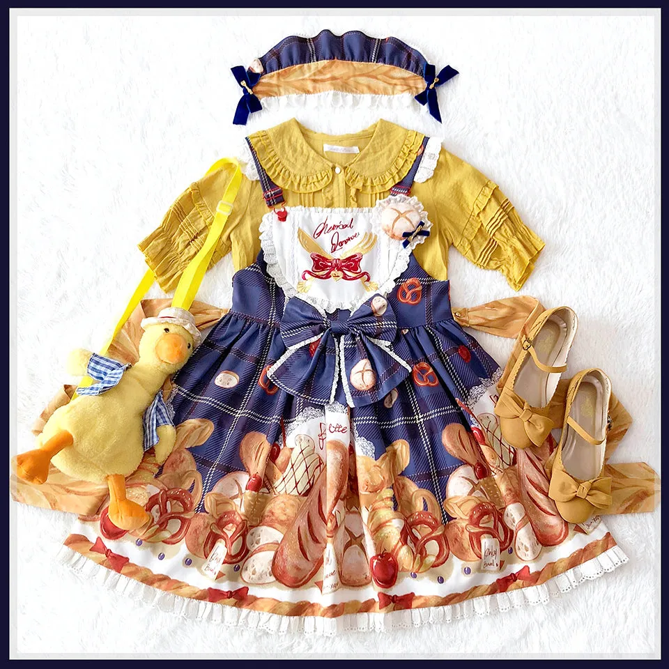 Chemical Romance~Bread New Out of the Oven~Elegant Lolita Salopette Dress