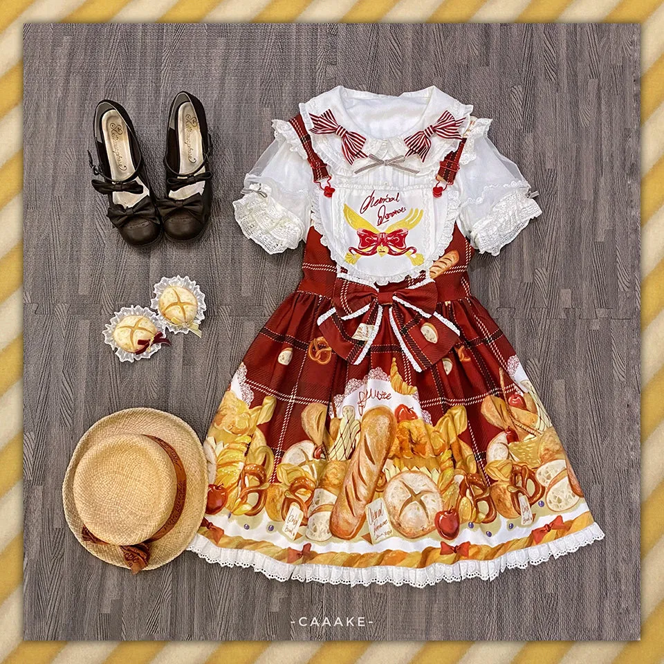 Chemical Romance~Bread New Out of the Oven~Elegant Lolita Salopette Dress