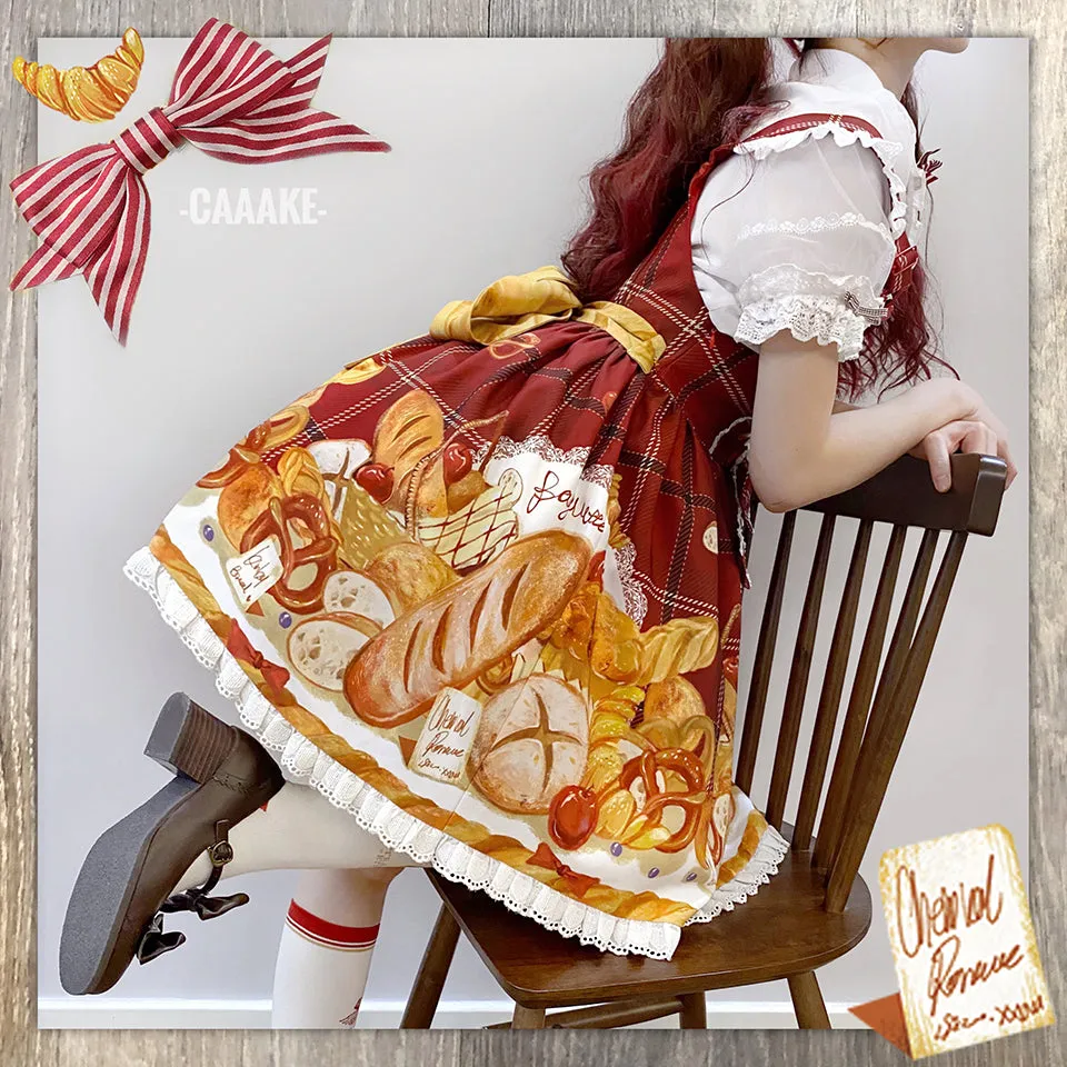 Chemical Romance~Bread New Out of the Oven~Elegant Lolita Salopette Dress