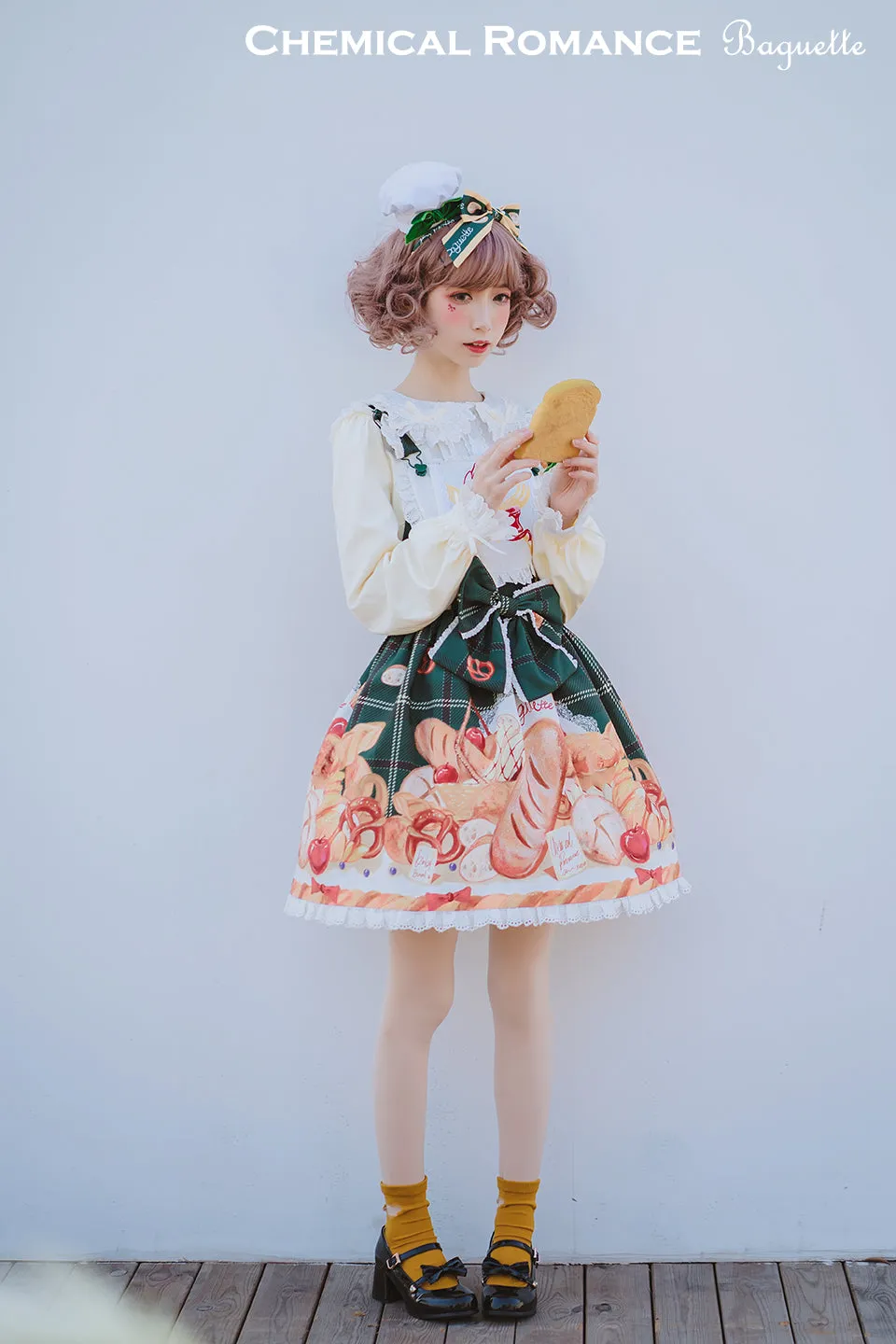 Chemical Romance~Bread New Out of the Oven~Elegant Lolita Salopette Dress