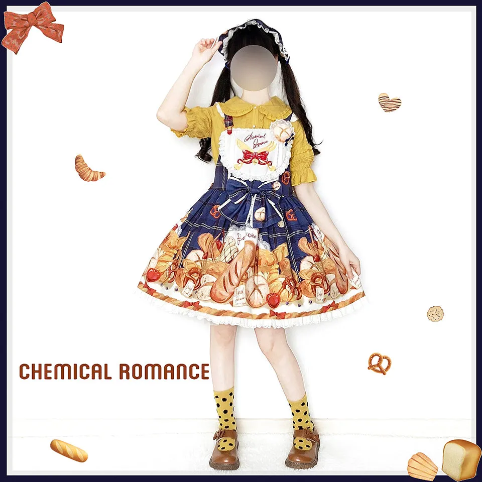 Chemical Romance~Bread New Out of the Oven~Elegant Lolita Salopette Dress