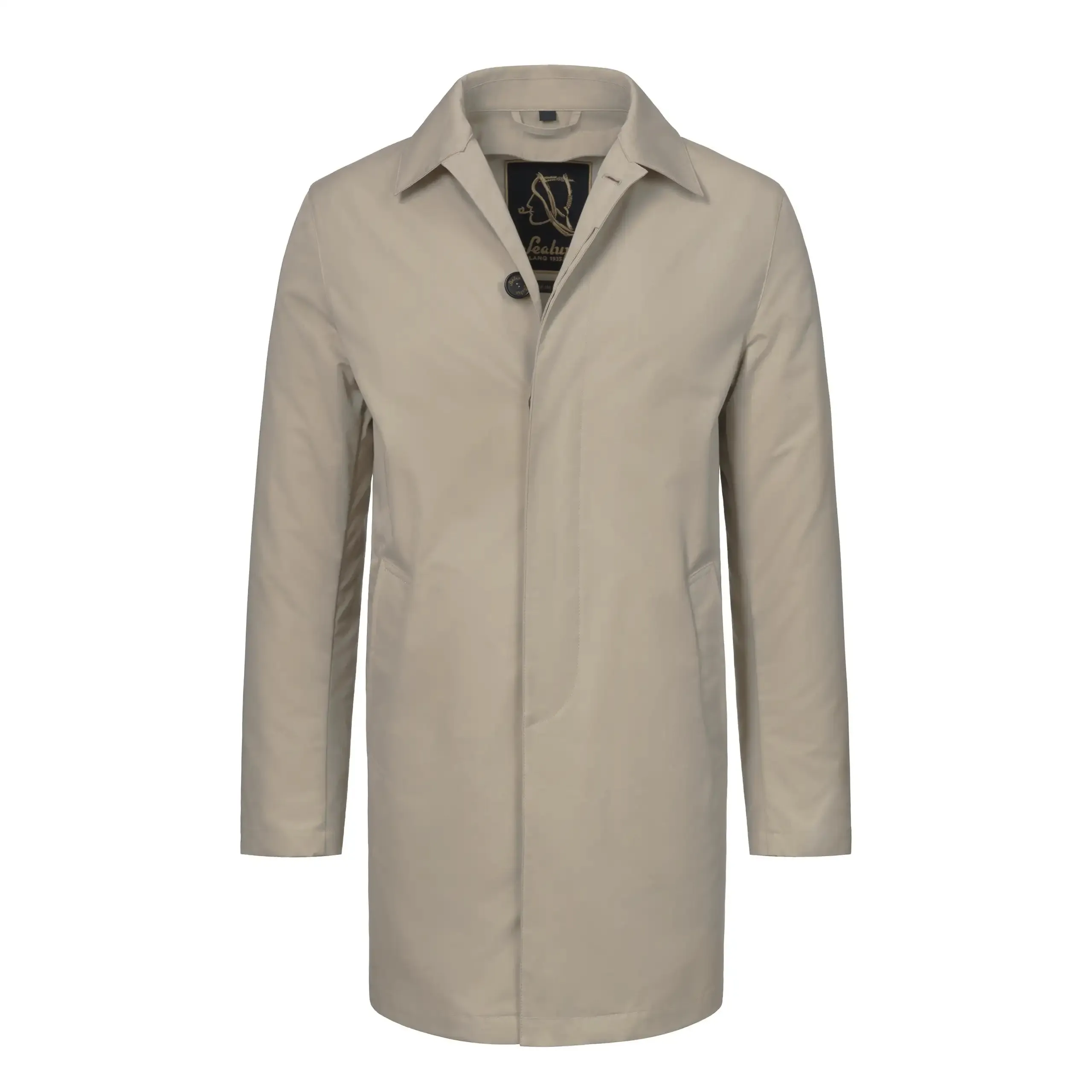 Classic Insulated Raincoat in Beige