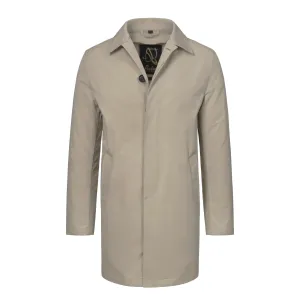 Classic Insulated Raincoat in Beige