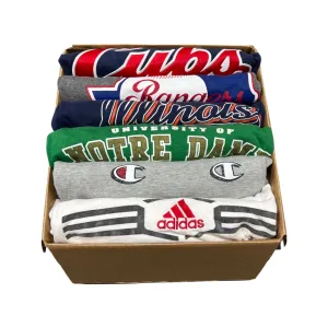 College, Pro Sport, Branded T-shirt Mystery Box