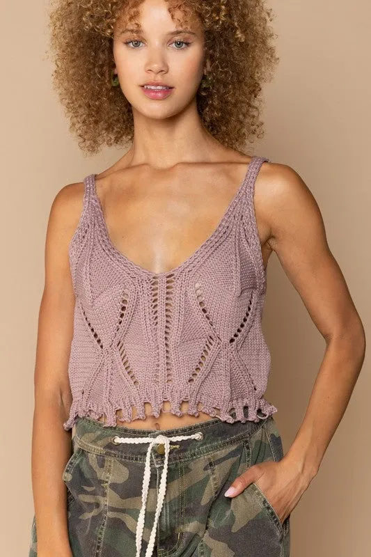 Crochet Sweater Tank Top - POL Preorder