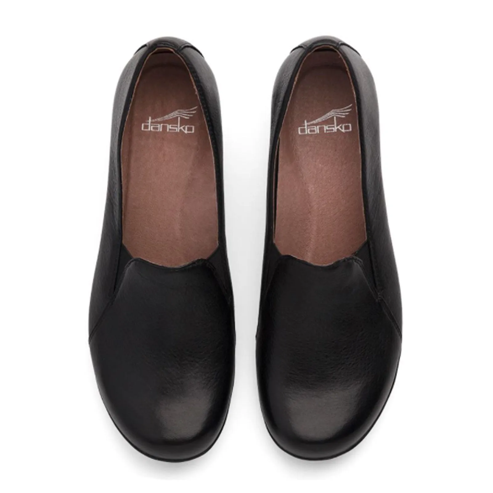 Dansko Farah Slip On (Women) - Black Milled Nappa