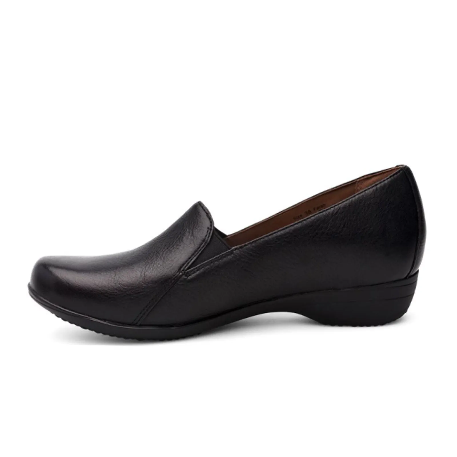 Dansko Farah Slip On (Women) - Black Milled Nappa