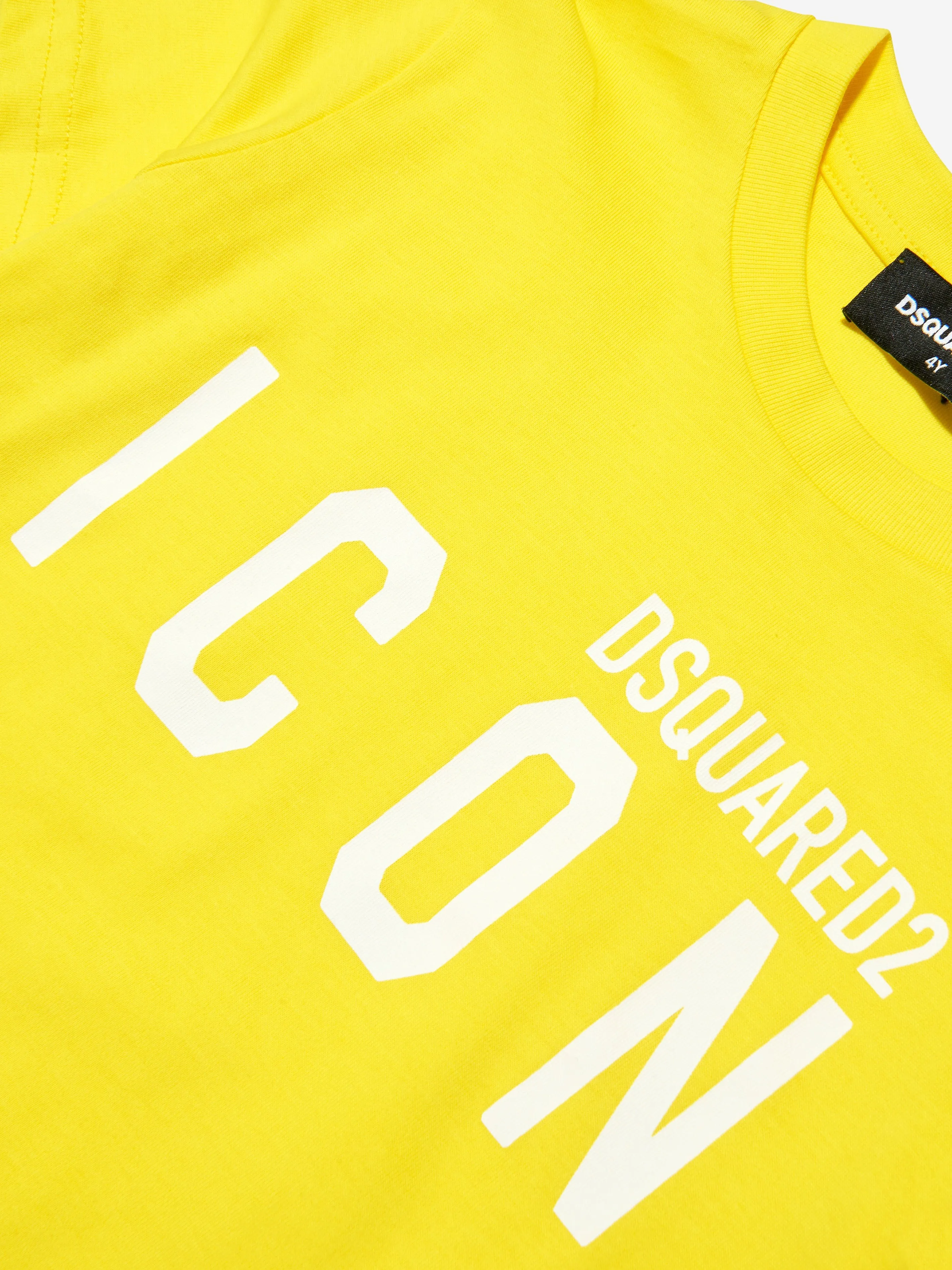 Dsquared2 Kids Icon T-Shirt In Yellow