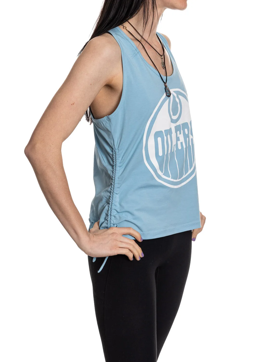 Edmonton Oilers Women's Adjustable Jersey Knit Tank Top