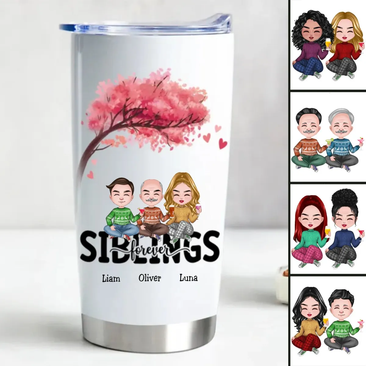 Forever Together Personalized 20oz Insulated Tumbler