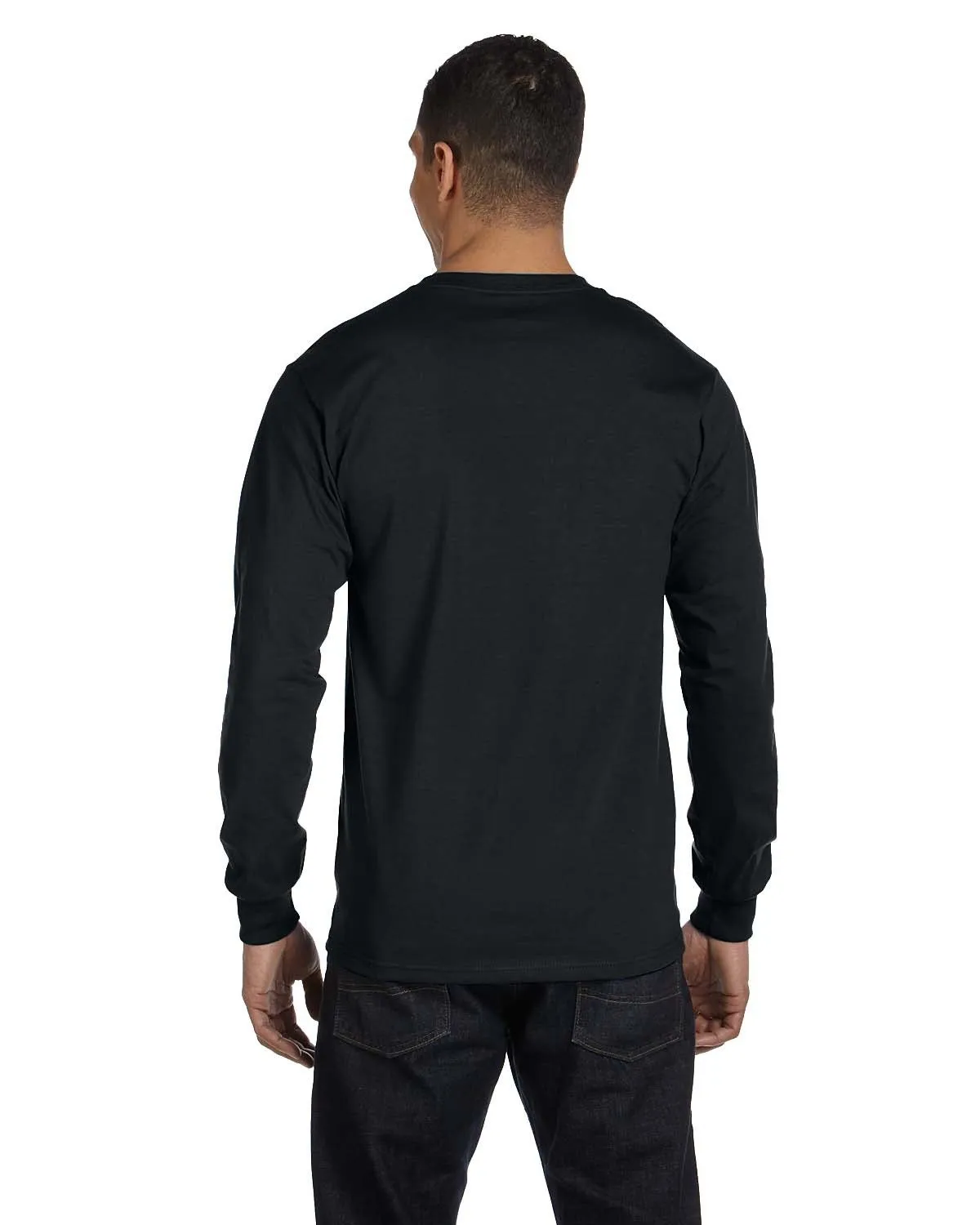 Hanes 5286 Men's ComfortSoft Cotton Long-Sleeve T-Shirt