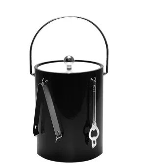 Ice Bucket with Tools - Black