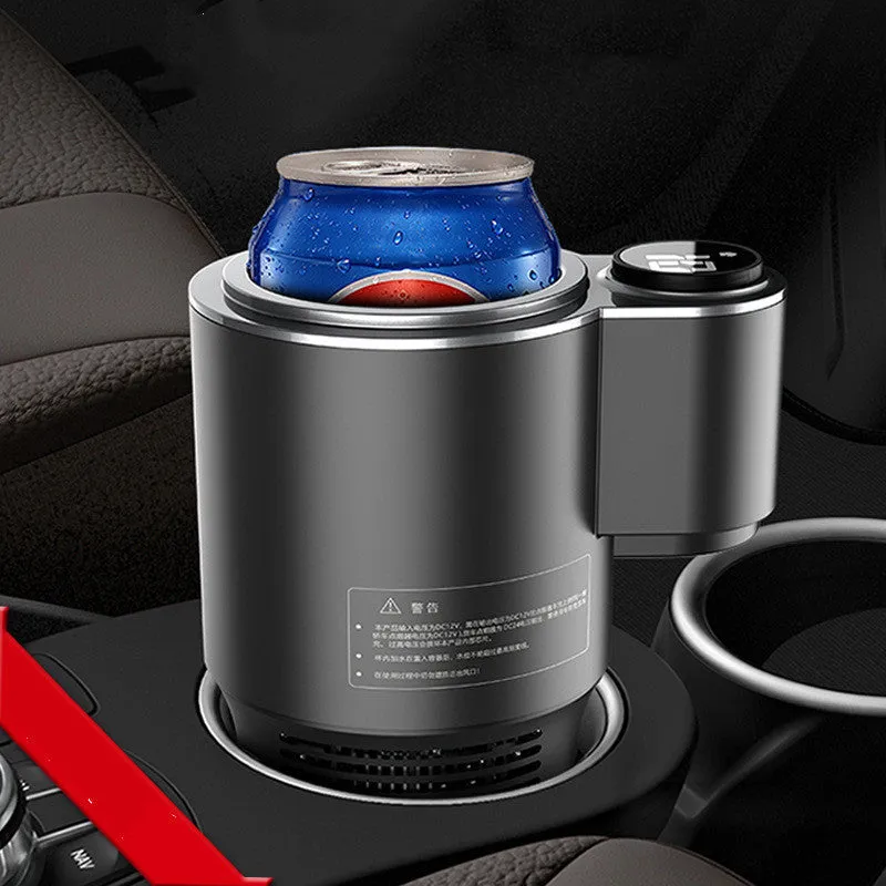 Insulated Car Travel Mug - Hot & Cold Thermal Cup Holder for Cars