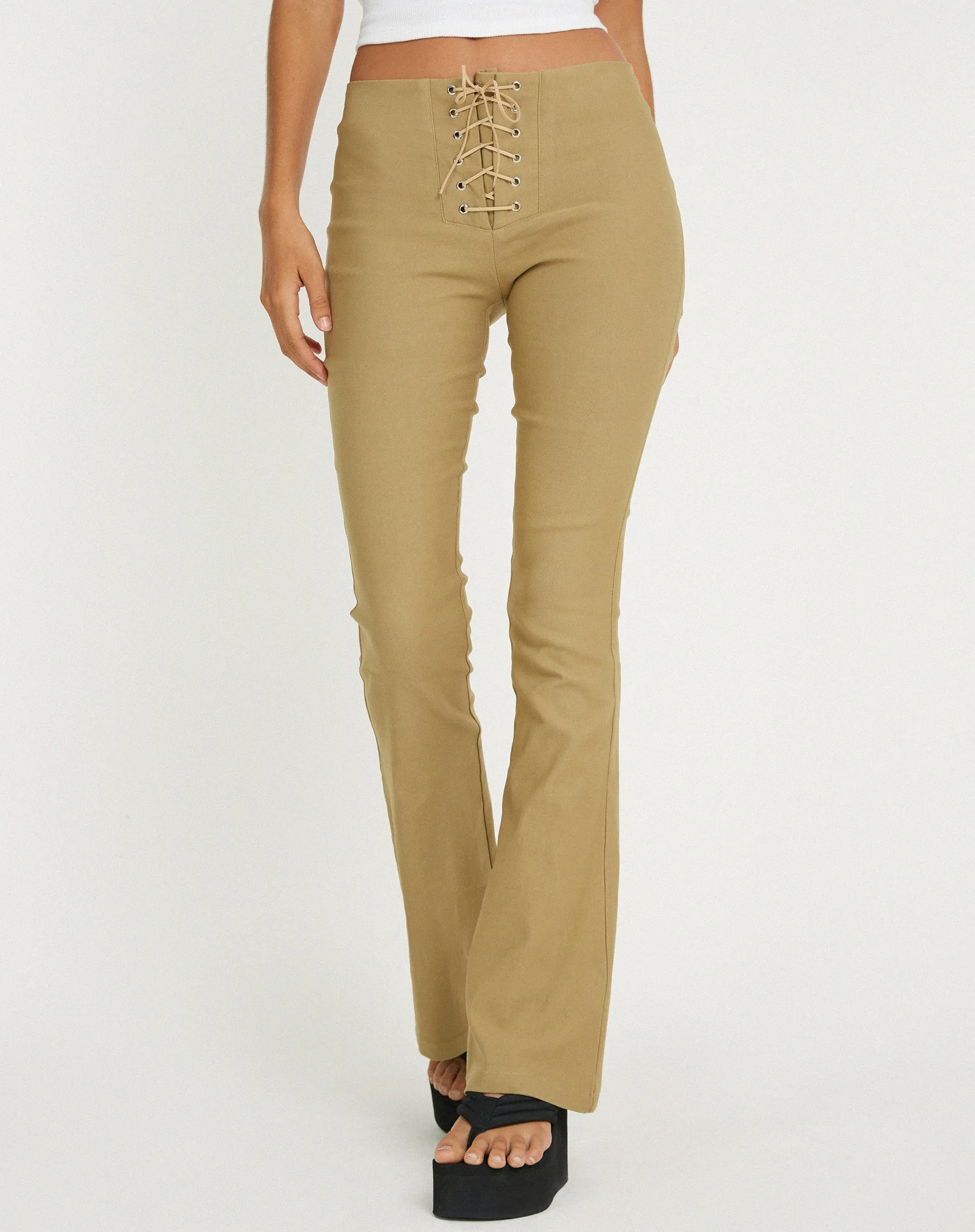 Joyo Flare Trouser in Sand