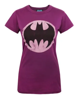 Junk Food Batman Bat Signal Women's T-Shirt