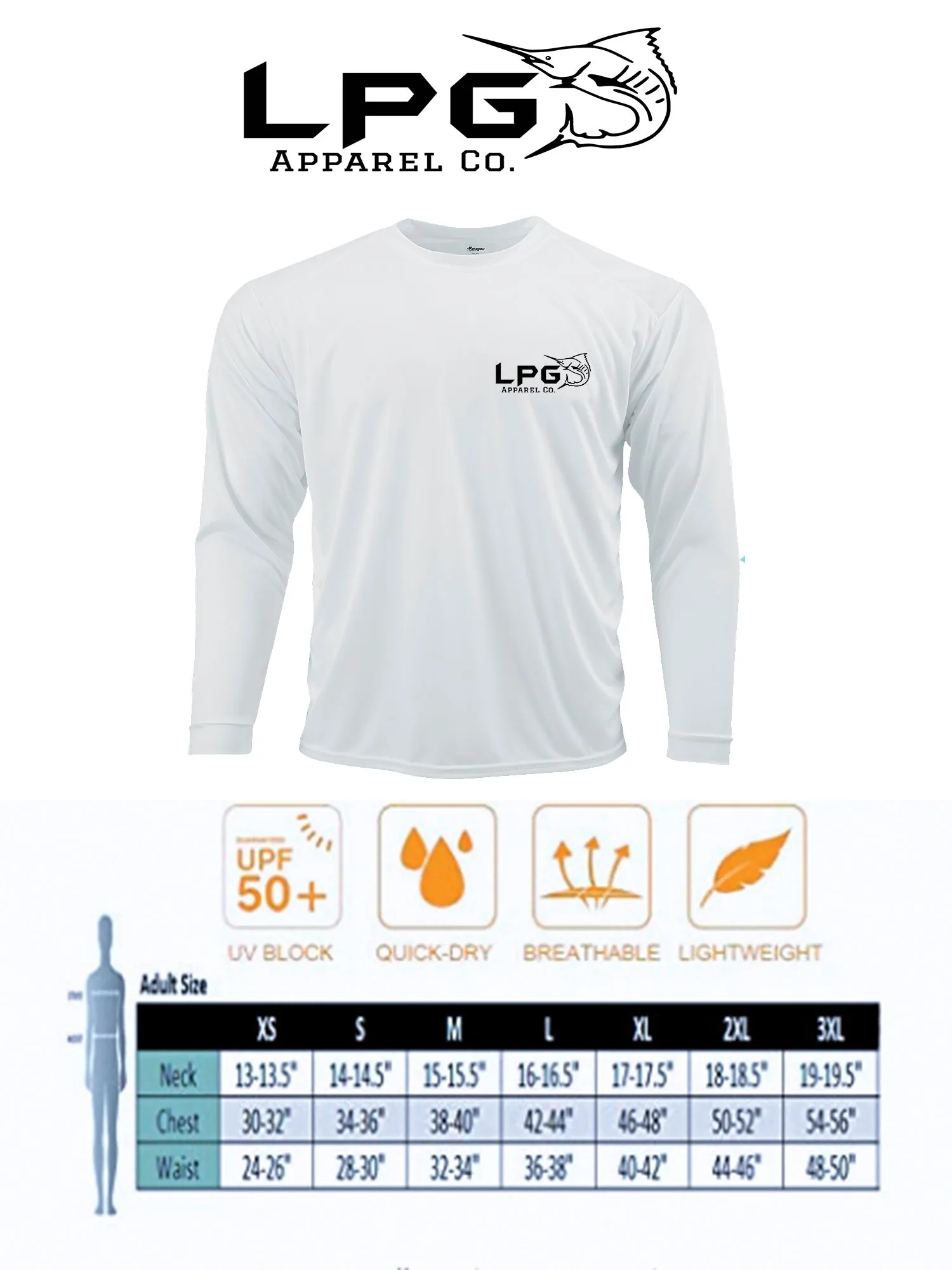 LPG Apparel Co. Tag & Release Marlin Performance UPF 50  T-Shirt