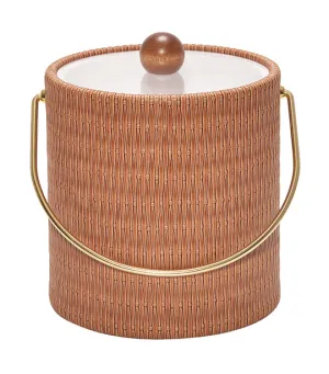 Maldives Wicker Ice Bucket - Peanut