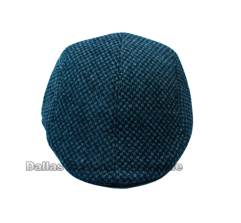 Men's Patterned Cotton Newsboy Caps Wholesale