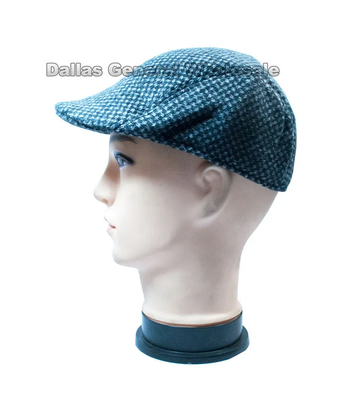 Men's Patterned Cotton Newsboy Caps Wholesale