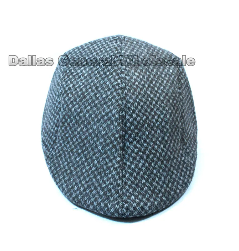 Men's Patterned Cotton Newsboy Caps Wholesale