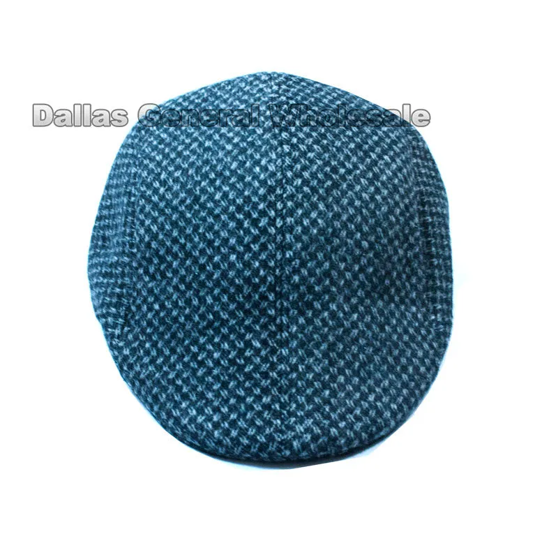 Men's Patterned Cotton Newsboy Caps Wholesale