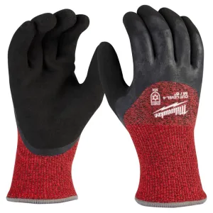 Milwaukee Men's Outdoor Winter Dipped Gloves Black/Red M 1 pair