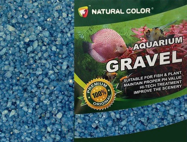 Natural Color Blue Aquarium Gravel 4 - 6mm 5kg