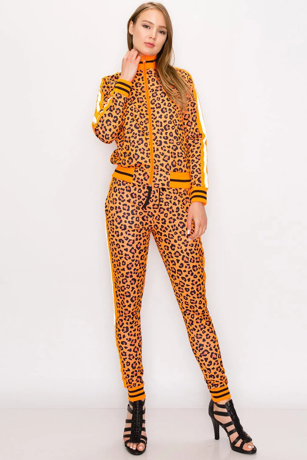 Reflective Cheetah Tracksuit