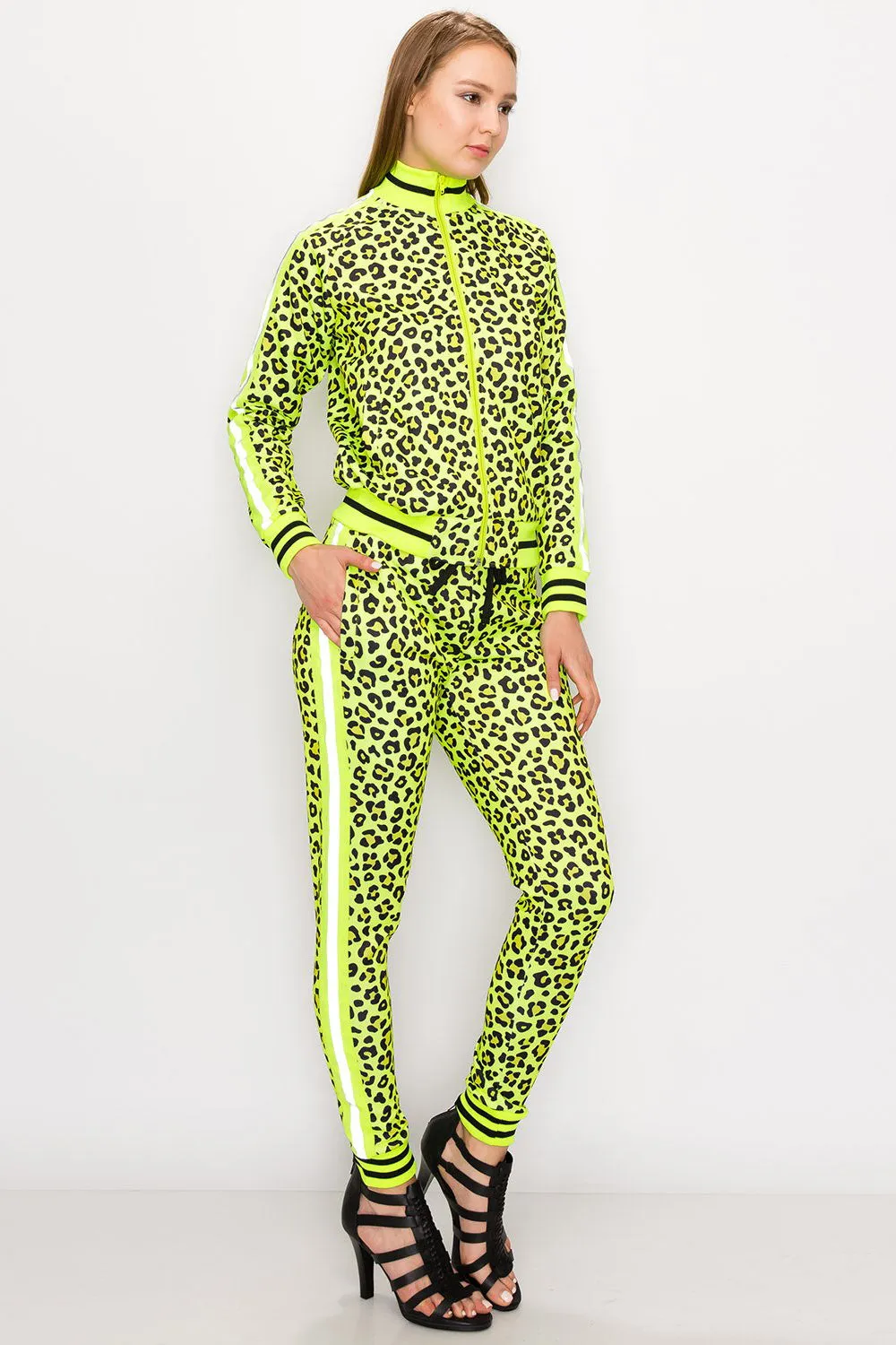 Reflective Cheetah Tracksuit