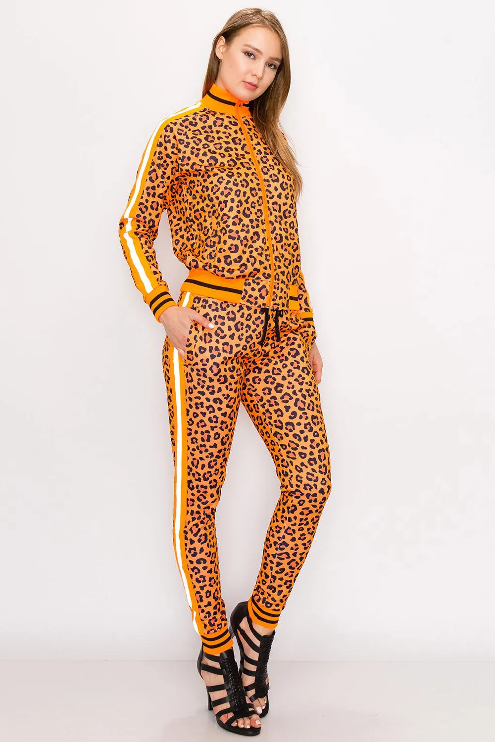 Reflective Cheetah Tracksuit