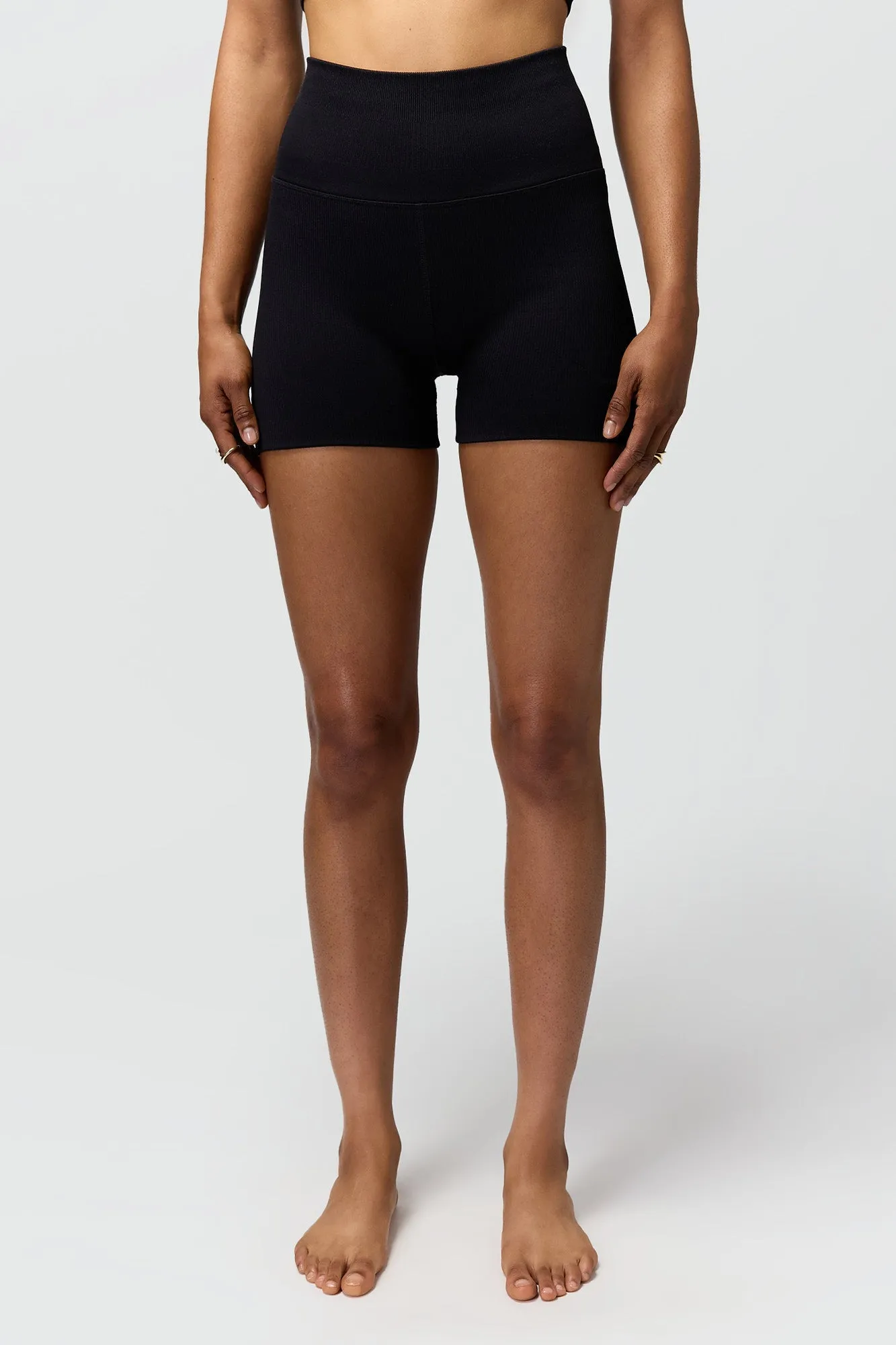 SALE SPIRITUAL GANGSTER LOVE SCULPT SHORTIE BLACK