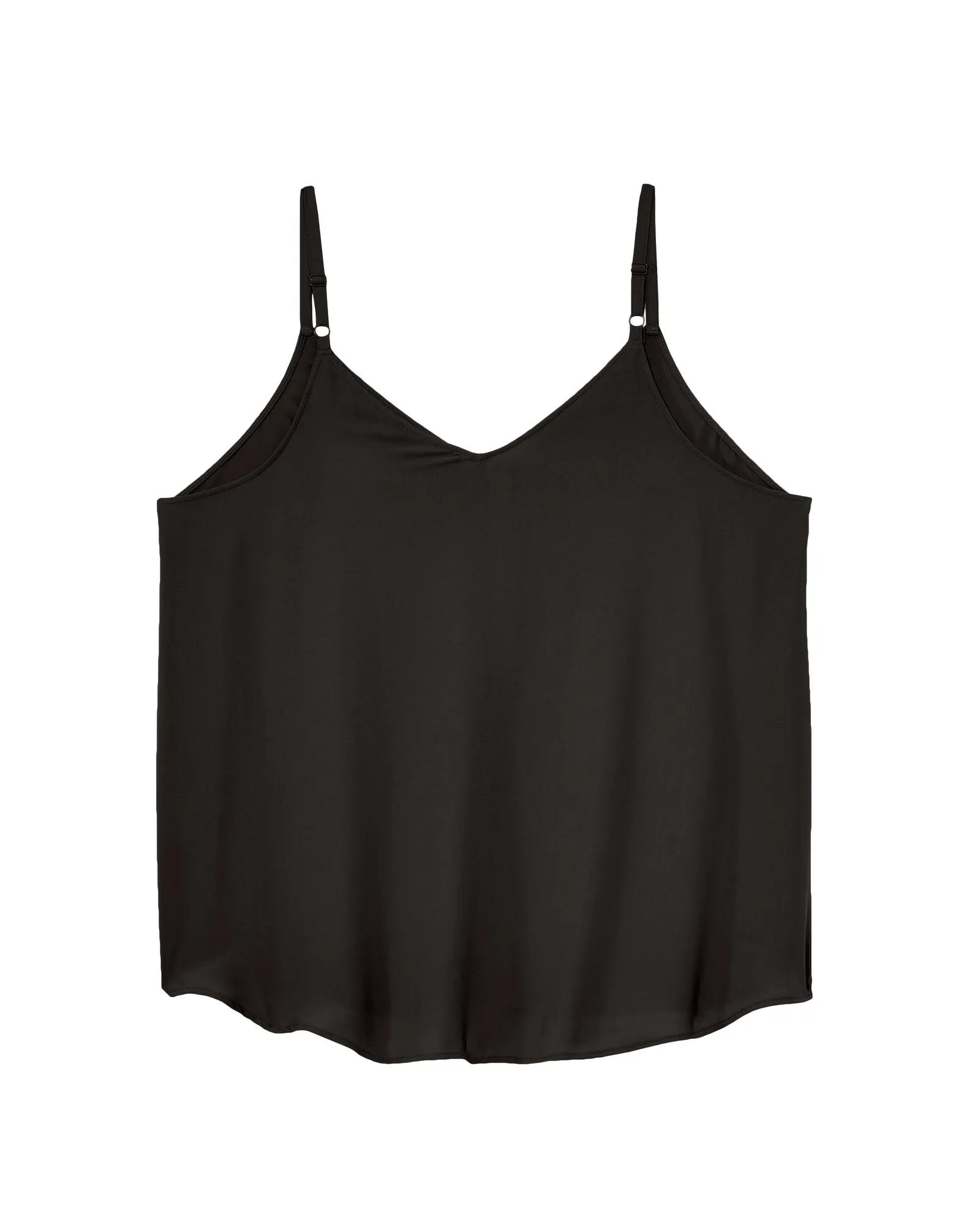 Sandra Button Detail Cami | Black