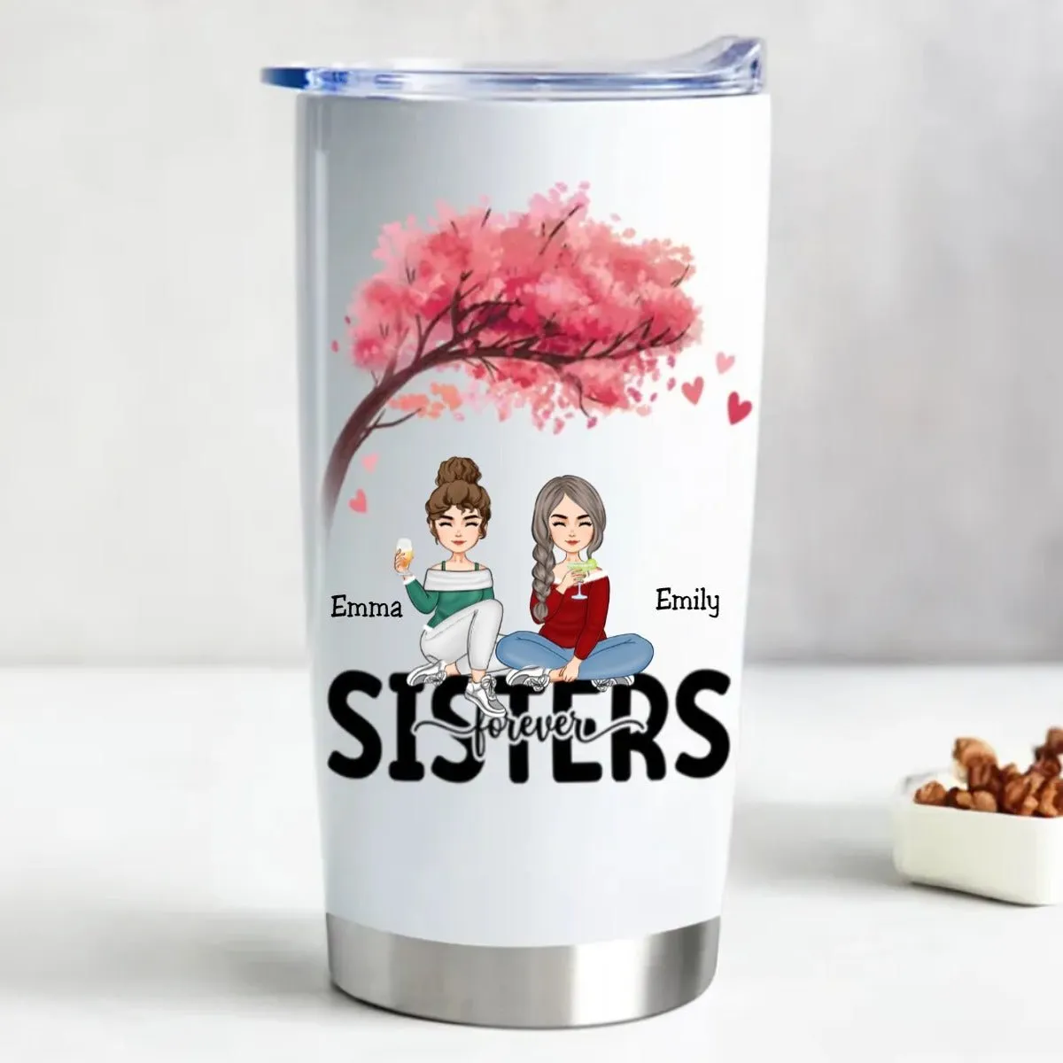 Sisters Forever Custom 20oz Insulated Tumbler