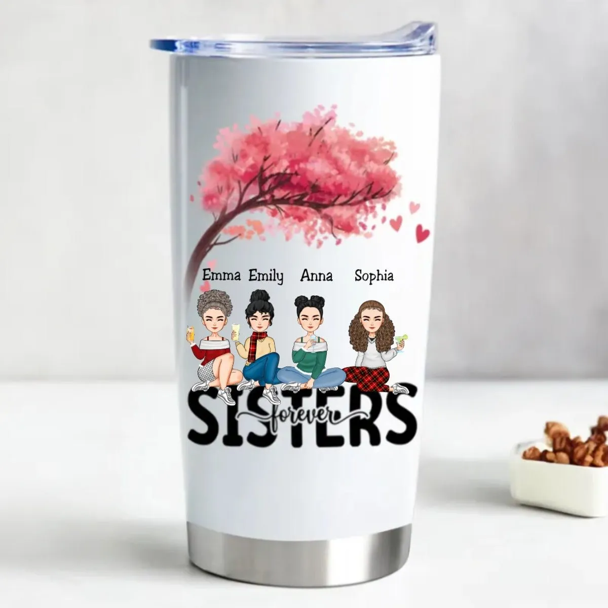 Sisters Forever Custom 20oz Insulated Tumbler