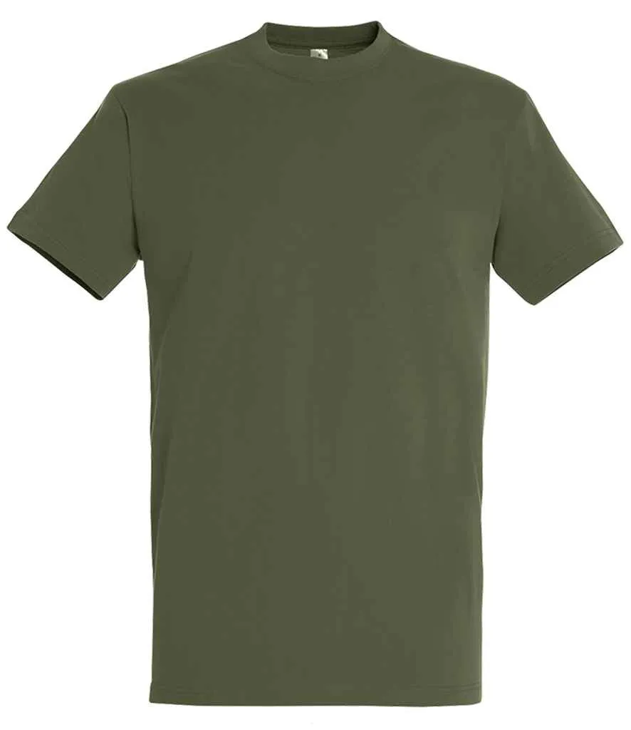 SOL'S Imperial Heavy T-Shirt - Green, Brown