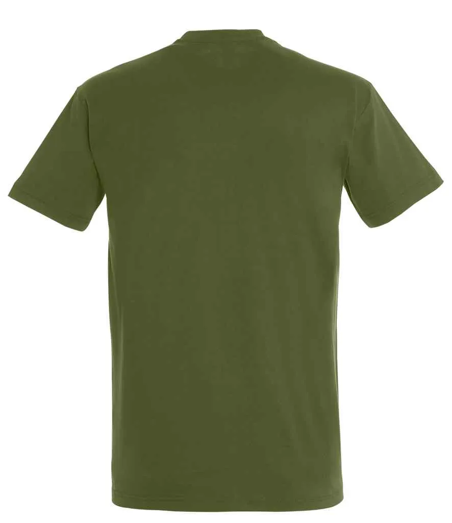 SOL'S Imperial Heavy T-Shirt - Green, Brown